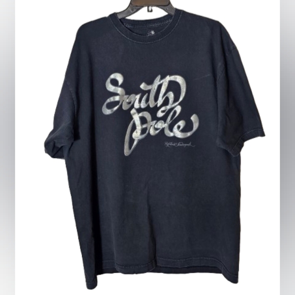 South Pole Other - South Pole Black  & Silver Graphic Vintage T-Shirt for Men Approximately XL